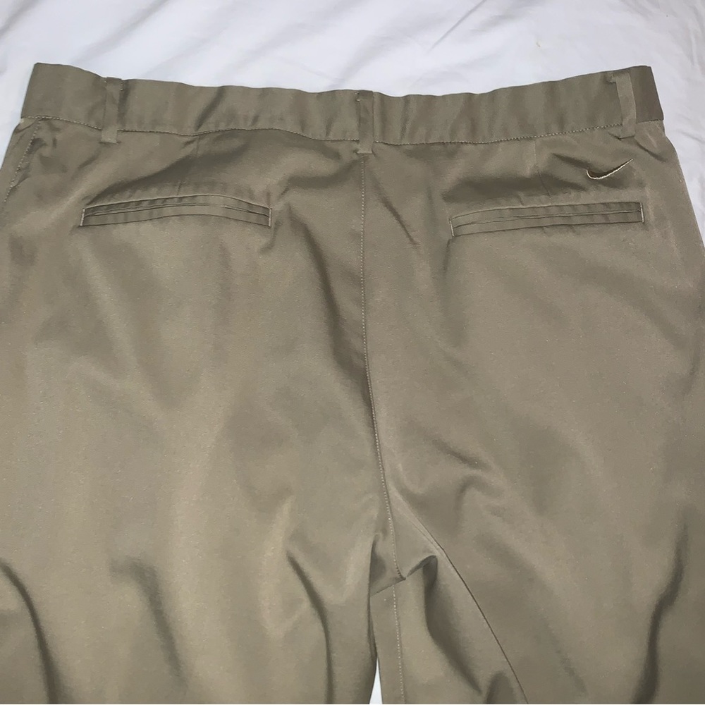 NIKE performance khaki golf polyester pants MENS size 36 X 32 - Picture 15 of 15